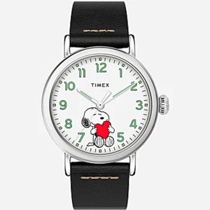 Timex x Peanuts Valentine's Day Weekender Watch 40mm w/Leather Strap